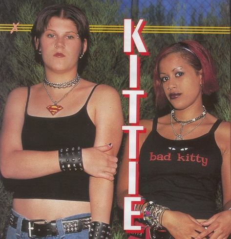 Fallon Bowman, Morgan Lander, Kittie Band, 90s Mall Goth, Alternative Subcultures, Y2k Fairycore, Grunge Band, Bad Cats, Metal Fashion