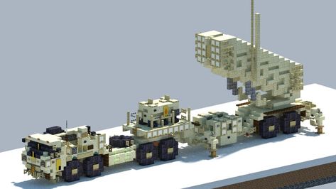 Minecraft Turret Ideas, Minecraft Army Builds, Minecraft Military Base, Minecraft L, Minecraft Vehicles, Minecraft Create, Minecraft Interior, Minecraft Banner Designs, Bangunan Minecraft