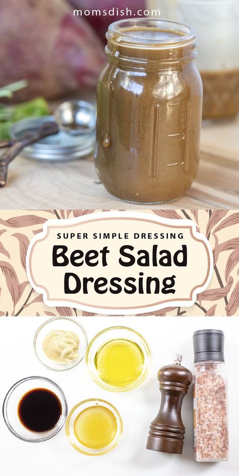 Beet Dressing Vinaigrette, Beet Salad Dressing Recipes, Beet Salad Dressing Vinaigrette, Beet Salad Vinaigrette, Best Beet Salad Recipes, Dressing For Beet Salad, Beetroot Salad Dressing, Fall Side Salad, Beet Salad Dressing