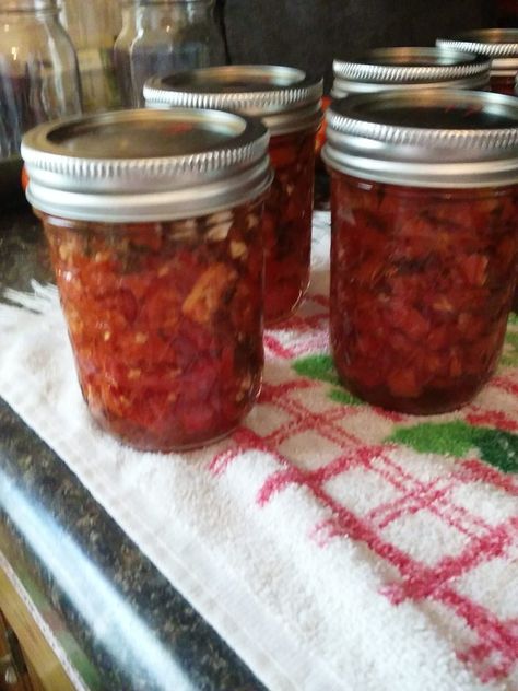 Bruschetta In A Jar, Canning Zucchini, Paste Tomatoes, Canning Cherry Tomatoes, Tomato Bruschetta Recipe, Canning Tomatoes Recipes, Water Bath Canning Recipes, Bulgarian Food, Preserving Recipes