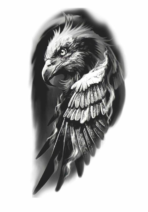 Owl Eye Tattoo, Eagle Wing Tattoos, Bald Eagle Tattoos, Forearm Cover Up Tattoos, Lion Art Tattoo, Tiger Tattoo Sleeve, Dragon Tattoo Ideas, Tattoo Style Art, Chicano Tattoos Sleeve