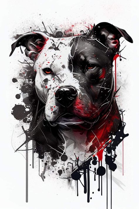 Pitbull Art Wallpaper, Pitbull Art Drawing, Pit Bull Drawing, Staffy Bull Terrier, Pitbull Wallpaper, Pitbull Silhouette, Pitbull Drawing, Pitbull Tattoo, Pitbull Art