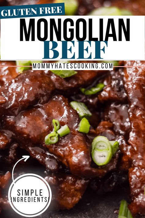 Mongolian Beef Recipe Gluten Free, Gluten Free Mongolian Beef, Gluten Free Mongolian Beef Recipe, Boneless Steak Recipes, Gluten Free Ground Beef Recipes, Diced Beef Recipes, Gluten Free Chinese Food, Shredded Beef Recipes, Gluten Free Chinese