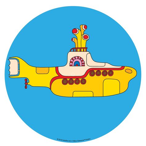 Beatles Album Art, Cello Stickers, Submarine Craft, Submarine 2010, Yellow Submarine Art, Submarine Movie, Vinyl Paintings, The Beatles Yellow Submarine, Beatles Yellow Submarine