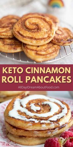 Recipe For Fluffy Pancakes, Carolyn Ketchum, Pancakes Simple, Keto Cinnamon Roll, Pancakes Low Carb, Sugar Free Pancakes, Low Carb Pancake Recipe, Fluffy Pancake Recipe, Keto Cinnamon