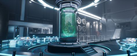 ArtStation - Sci - Fi Laboratory, Santiago P.G. Sci Fi Laboratory Concept Art, Laboratory Concept Art, Sonnies Edge, Scifi Lab, Futuristic Laboratory, Scifi Wall, Sci Fi Laboratory, D20 Modern, Space Lab