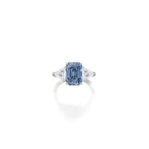 (#1798) A RARE FANCY VIVID BLUE DIAMOND AND DIAMOND RING Rare Engagement Rings, Expensive Diamond Rings, Jewellery Wishlist, Royal Ring, Natural Blue Diamond, Grey Diamond Ring, The Bling Ring, Blue Engagement Ring, Glass Room