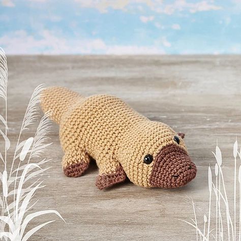 Ravelry: Duck-Billed Platypus pattern by Sundot Attack Crochet Platypus Pattern, Platypus Crochet Pattern Free, Crochet Platypus, Duck Billed Platypus, Plushies Diy, Crochet Plushies, Duck Bill, Platypus, Craft Stuff