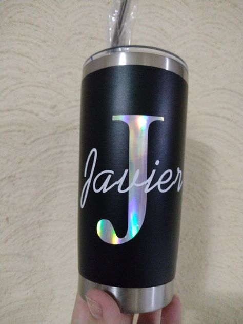 Vaso Yeti, Cricut Joy, Rose Design, Tumbler, Cricut, Birthday