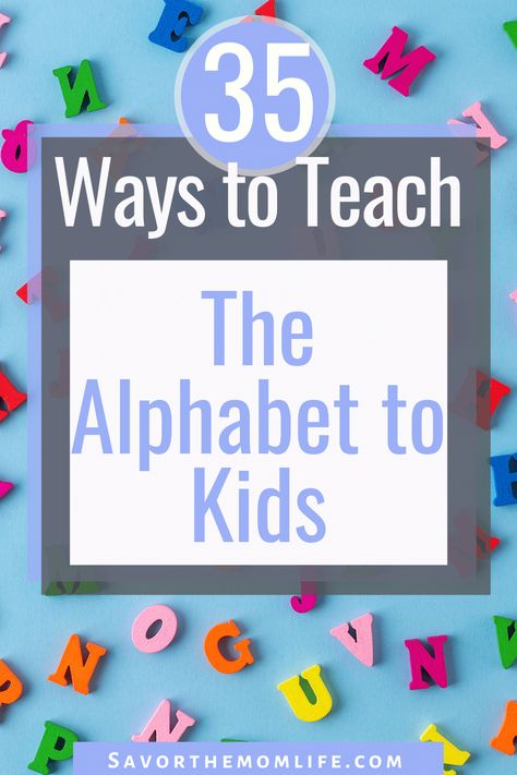 First Letters To Teach, How To Teach Alphabets To Kids, Teaching The Alphabet To Preschoolers, Ways To Teach Alphabet Preschool, Fun Ways To Teach Letters, Letters To Teach First, Fun Way To Teach Alphabet, Fun Ways To Learn The Alphabet, Fun Ways To Teach The Alphabet