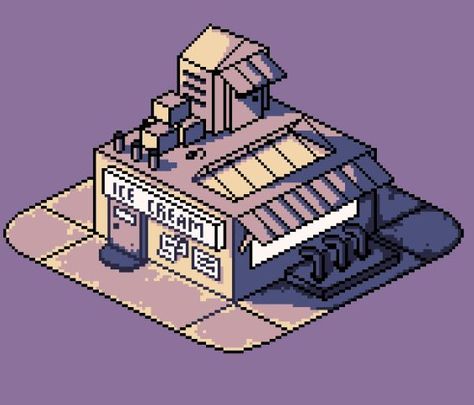 Isometric Pixel Art Building, Pixel Isometric, Pixel Art Isometric, Isometric Pixel Art, Isometric Pixel, Pixels Art, 3d Pixel, 8 Bit Art, Pixel Animation