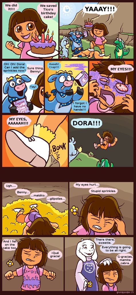 I always did think that the main character looked like Dora. Funny Undertale, Desenhos Gravity Falls, Undertale Comic Funny, Undertale Memes, Undertale Funny, Undertale Cute, Undertale Drawings, Dora The Explorer, Memes Br