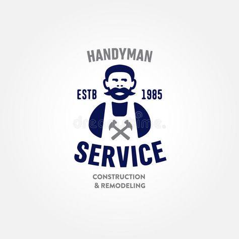 Retro Handyman carpenter corporate service badge symbol. On white background, go #Sponsored , #Sponsored, #PAID, #carpenter, #Retro, #white, #corporate Person Logo, Handyman Logo, Working Person, Create Logo Design, Woodworking School, Woodworking Logo, Bike Tools, Simple Icon, Woodworking Guide