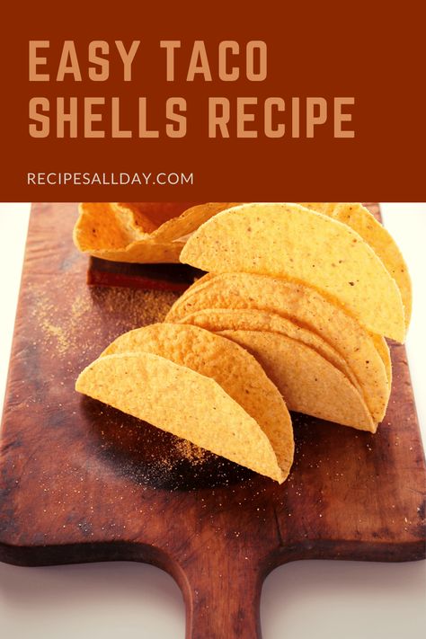 Corn Shell Recipe, Tacos Dough Recipe, Diy Taco Shells Homemade, How To Make Mexican Tacos, Tacos Shells Homemade, How To Make Taco Shells Homemade, Homemade Crunchy Taco Shells, Homemade Hard Taco Shells, Homemade Taco Shells From Scratch