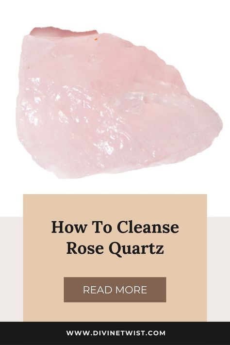 Revitalize the essence of love with our guide on how to cleanse Rose Quartz at Divine Twist. Explore gentle methods to clear and recharge this powerful crystal, ensuring its energy remains pure and resonant. Elevate your Rose Quartz experience with Divine Twist's expert care tips.#CleanseRoseQuartz #CrystalCare #LoveEnergy Cleanse Rose Quartz, Types Of Sage, Burning Sage, Love Energy, Pure Love, Power Crystals, Clear Your Mind, Energy Field, Rose Quartz Crystal