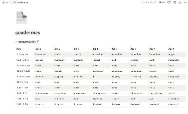 notion study planner template Notion Daily Schedule, Notion Timetable, Notion Schedule, Notion School, Study Lover, Schedule Study, Notion Templates For Students, Homework Schedule, Notion Inspiration