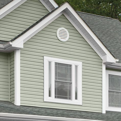 Shadow Ridge - Georgia-Pacific Vinyl Siding Vinyl Siding Color Schemes, Vinyl Siding Ideas Exterior, Hardie Board Siding Colors, Exterior Vinyl Siding Colors, Georgia Pacific Vinyl Siding, Green Vinyl Siding, Dutch Lap Vinyl Siding, Vinyl Siding House, Siding Colors For Houses