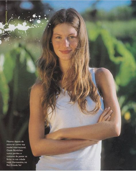 Gisele Bundchen Hair, Gisele Bundchen Style, 2000s Celebrities, Gisele B, Celebrity Magazines, Dark Blonde Hair, Gisele Bündchen, Model Inspo, Gisele Bundchen