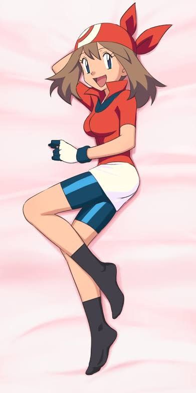 Dinosaur Gijinka, Pokemon Girl Characters, Pokemon May, May Pokemon, Female Pokemon Trainers, Misty From Pokemon, Pokemon Advanced, Pokemon Video Games, Pokemon Photo