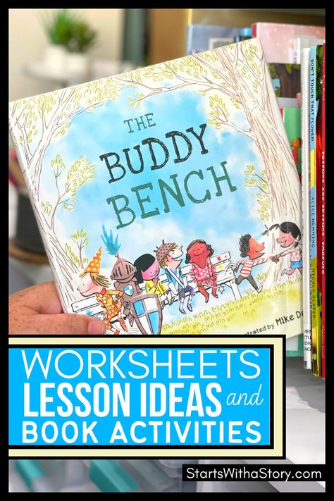 Patty Brozo’s The Buddy Bench is a great mentor text for teaching rhyme, author’s purpose, making connections, inclusion and friendship to elementary students in 1st, 2nd and 3rd grade. This Clutter-Free Classroom post shares quick and easy reading lesson ideas, read aloud teaching tips and resource recommendations that include printable worksheets and activities. Simply pair this picture book with the book companion and an anchor chart to deliver fun and engaging lessons! Learn more here! Learning Buddies Activities, Reading Buddy Activities, Genre Activities, Buddy Bench, Interactive Read Aloud Lessons, Social Emotional Learning Lessons, Reading Buddies, Clutter Free Classroom, Read Aloud Activities