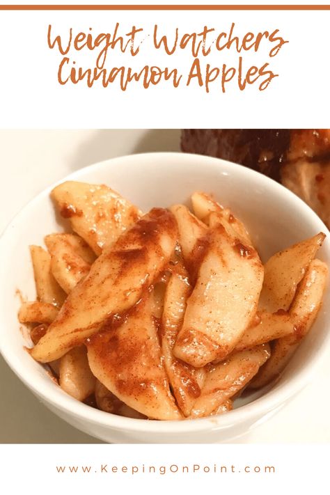 Cinnamon Apples – Weight Watchers Weight Watcher Cinnamon Apples, Ww Baked Apples Weight Watcher Recipes, Ww Cinnamon Apples, Weight Watcher Apple Desserts, Weight Watchers Baked Apples, Weight Watcher Sides Dishes, Ww Baked Apples, New Weight Watchers 2024, Weight Watchers Recipes For Diabetics Recipes