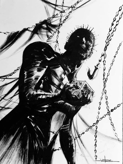 Barbed Wire Tattoos, Jae Lee, Hp Lovecraft, Tortured Soul, Commission Art, Horror Art, Horror Movies, Comic Art, Line Art