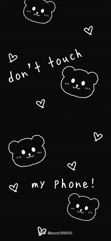 Wallpaper Aesthetic, Teddy Bears, Bears, Iphone Wallpaper, Black And White, Iphone, Drawings, Pins, White