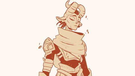 Orange Tiefling, Tiefling Character Design, Tiefling Horns, Tiefling Warlock, Dnd Tiefling, Dnd Art, Character Ideas, Character Designs, Dnd Characters