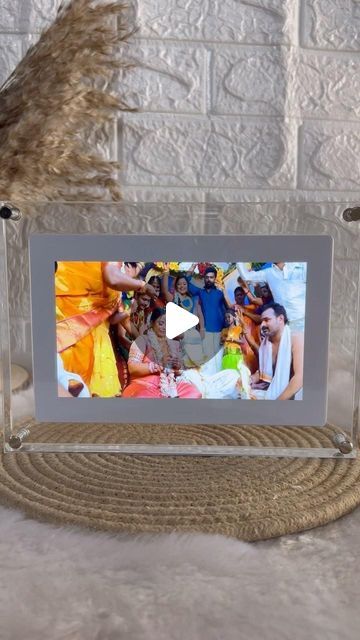 𝕄𝕖𝕄𝕠 | மீமோ on Instagram: "Stop framing the motionless photos❌
Relive those magical moments over and over again by Framing your wedding videos✅

The frame is priced at 5500 INR.
But as a launch offer sale, it is priced at 
4850 INR with Free shipping for the first ten customers!

#frame #weddinggift #weddingphotography #tamilwedding #weddingphotoshoot  #ramjaanu #kalyanavaibhogam #saindhavi #uniquewedding #marriagegiftideas #chennai #viralproducts #trendingaudio #limitededition 

[wedding gifts, video frame, luxury gift, chennai]" Video Frame, Tamil Wedding, Video Shoot, Magical Moments, Wedding Videos, Wedding Photoshoot, Chennai, Unique Weddings, Photo Shoot