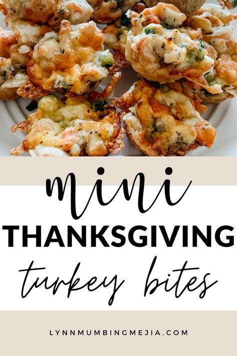 These Mini Leftover Thanksgiving Turkey Bites have an amazingly flaky crust, soft mashed potatoes, savoury creamy turkey and veggies and melted golden cheese top! These little Thanksgiving leftover bites are a great overall snack or appetizer that you can even make when it’s not Thanksgiving or the holidays! #leftoverthanksgivingrecipes #thanksgivingrecipes #leftoverthanksgivingideas #turkeyrecipes #easyappetizerrecipes Turkey Bites, Mini Thanksgiving, Turkey Appetizers, Leftover Thanksgiving, Thanksgiving Leftover, Friendsgiving Food, Thanksgiving Leftover Recipes, Thanksgiving Turkey Leftovers, Easy Thanksgiving Recipes