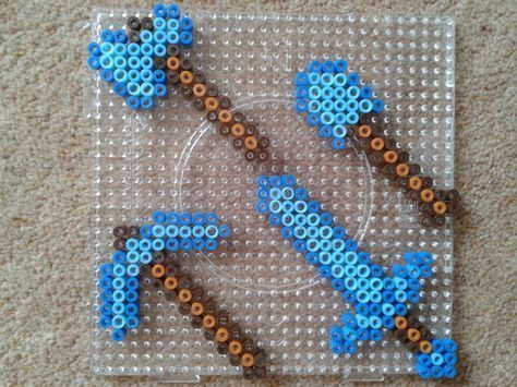 Minecraft Perler Beads To Try – The Perler Bead Post Minecraft Beads, Mini Hama Beads, Hamma Beads Ideas, Melty Bead Patterns, Pearl Beads Pattern, Hama Beads Minecraft, Art Perle, Hama Beads Design, Perler Bead Templates