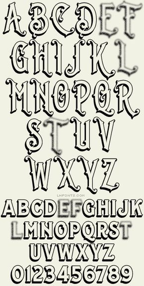 Letterhead Fonts / LHF Whistler shadow with regular / Antique Fonts Old Style Fonts Alphabet, Tattoo Fonts Alphabet, Lettering Styles Alphabet, Design Alphabet, Graffiti Lettering Fonts, Alfabet Letters, Tattoo Lettering Fonts, Graffiti Alphabet, Hand Lettering Fonts