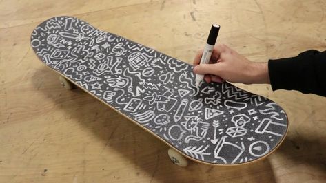 Custom Griptape Skateboard Design, Skateboard Griptape Design, Griptape Art, Roller Skates Workout, Mini Skate, Custom Skateboard Decks, Custom Skates, Skate Vibes, Skateboard Photos