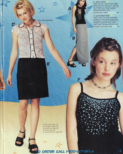 We Don’t Wanna Grow Up Podcast | Girlfriends L.A. Summer 1999 Catalog (Part 1) | Instagram 1999 Fashion Outfits, 2000s Catalog Fashion, 90s Catalog Fashion, 90s Delias Catalog, 1999 Catalog, Delias 90s Catalog, 2000s Catalog, Delias Catalog, 1990s Fashion Women