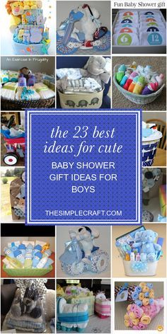 Cute Baby Shower Gift Ideas, Meaningful Baby Shower Gifts, Perlengkapan Bayi Diy, Creative Baby Shower Gifts, Gift Ideas For Boys, Baby Boy Gift Baskets, Baby Shower Gifts For Guests, Baby Shower Wrapping, Diaper Gifts