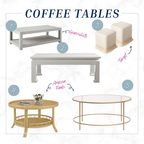 Finding the best deals on coffee tables that go great with any esthetic. Coastal, vintage, chinoiserie, grandmillenial, and beachy options. Neutral Coastal Living Room Coffee Tables, Small Coffee Table 30 32 Inch Modern Coastal, Grand Millenial Coffee Table, Beachy Square Coffee Table, Beachy Coffee Table, Serena And Lily Boonville Coffee Table, Coastal Coffee Table, Round Glass Coffee Table, Rattan Coffee Table