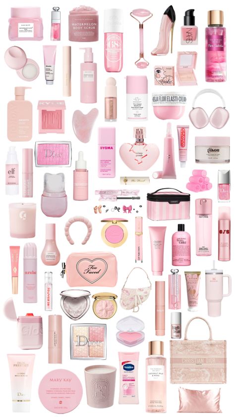 #pink #beauty #outfitinspo #vibes #coquette #makeup #haircare #skincare Vibes Coquette, Coquette Makeup, Girly Makeup, Working On It, Girls Makeup, Christmas Wishlist, Makeup Products, Your Aesthetic, Girly Things