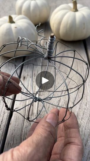 Halloween Wire Art, Easy Halloween Decorations, Diy Wreaths, Fall Crafts Diy, Diy Pumpkin, Fall Projects, Halloween Inspiration, Fall Decor Diy, Wire Crafts