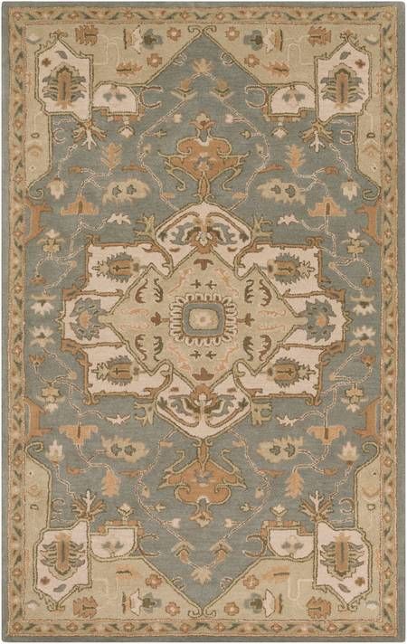 Caesar CAE1144 Slate Rug Surya Rug, Traditional Style Homes, 9x12 Area Rugs, Neutral Rug, Rug Direct, Stick On Tiles, Pile Rug, Neutral Rugs, Hand Tufted Rugs