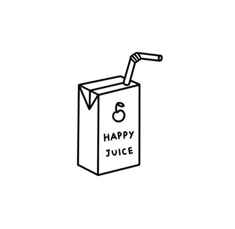 Happy Juice Tattoo, Simple Tattoo Drawings Ideas, Juice Box Tattoo Simple, Fun Tattoo Ideas Simple, Lighter Tattoo Minimalist, Chill Tattoo Ideas, Juicebox Tattoo, Tiny Drawing Ideas, Object Tattoos