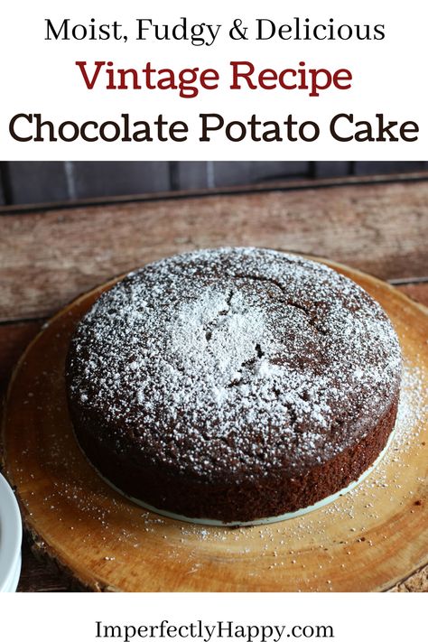 Potato Dessert Recipes White, Chocolate Mashed Potato Cake, Potato Cake Recipe Easy, Chocolate Potato Cake 1912, Desserts With Potatoes, Potato Baking Recipes, Potato Dessert Recipes, Vintage Dessert Recipes, Potato Chocolate Cake