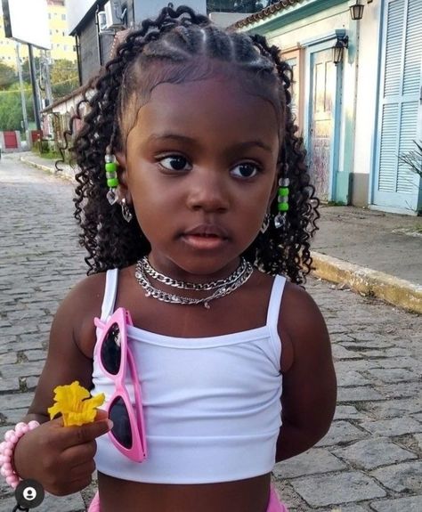 Black Children Hairstyles, Cabello Afro Natural, Kids Curly Hairstyles, Pelo Afro, Mixed Kids, Hairstyles For School, Black Kids, Baby Fever