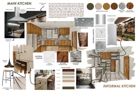 Earthy Tone Interior Design, Mood Board Architecture Concept, Architect Mood Board, Id Portfolio, Organic Mood Board, Concept Board Interior Design, Concept Sheet Interior Design, Architecture Mood Board, Interior Design Concept Board