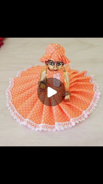 Sujata Craft and Creation on Instagram: "Laddu gopal ji ki summer dress" Krishna Ji Dress Design, Laddu Gopal Summer Dresses, Laddu Gopal Dress New Design, Krishna Vagha Design, Ladu Gopal Dress, Kanha Ji Dress, Laddu Gopal Dress, Krishna Dress, Laddu Gopal Dresses