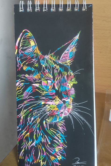 Scratchboard Art Easy, Scratch Paper Art Ideas, Black Scratch Paper Art, Drawing On Black Paper Easy, Black Paper Art Ideas Easy, Black Paper Drawing Colored Pencils, Scratch Art Ideas Easy, Scratch Book Art, Scratch Art Designs