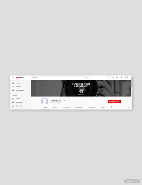 Free Black and White YouTube Channel Template #AD, , #Sponsored, #White, #Black, #Free, #Template, #Channel Youtube Channel Template, Channel Template, People Photos, Free Youtube, Video Home, Black And White Photography, Youtube Channel, Template Design, White Black