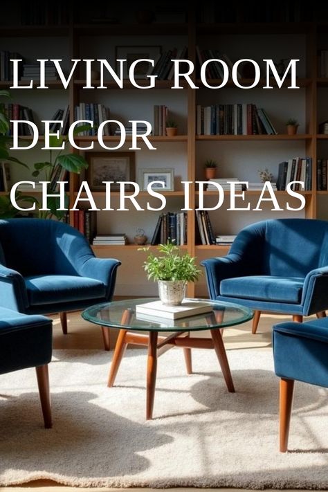 Living Room Decor Chairs Ideas Living Room With 4 Chairs, 4 Chairs Sitting Area Living Rooms, Living Room With Chairs Only, Sitting Room Chairs Furniture, 4 Chairs Sitting Area, Rattan Chair Living Room, Decor Chairs, Living Room Aesthetics, Bedroom Decor On A Budget