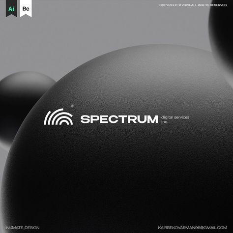 Spectrum© - Visual identity by Inkmate • • We create digital solutions that change people's lives for the better! Spectrum creates digital… | Instagram New Branding Ideas, Spectrum Logo Design, Tech Startup Logo, Digital Branding Design, Solution Logo Design, Spectrum Logo, Logo Live, Logo Real Madrid, Innovation Logo