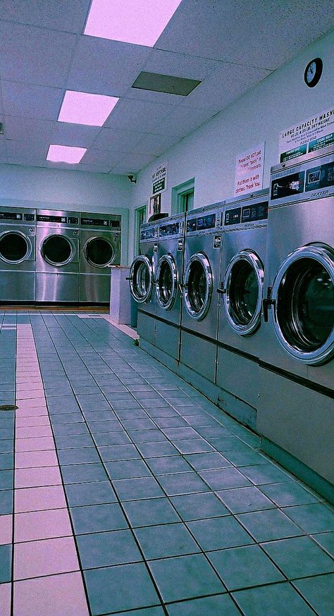 Laundry Machine Aesthetic, Janitor Aesthetic, Laundry Mat Aesthetic, Environment Reference Photography, Washing Machine Aesthetic, Background Reference Photo, Laundromat Aesthetic, Laundry Aesthetic, Laundromat Business