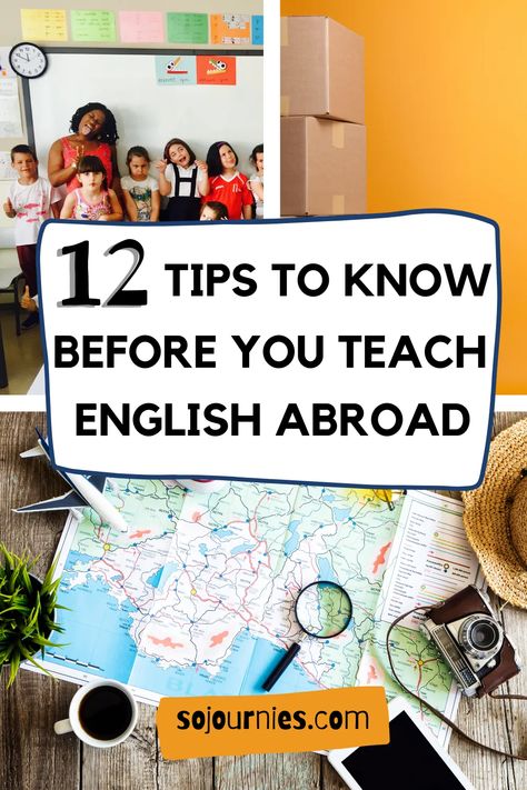 12 Things to Know Before Teaching English Abroad • Sojournies Teach English Abroad, Teaching English Abroad, Teach Abroad, School Culture, Teacher Lesson Plans, Teach English, Work Culture, Teaching Jobs, Gap Year